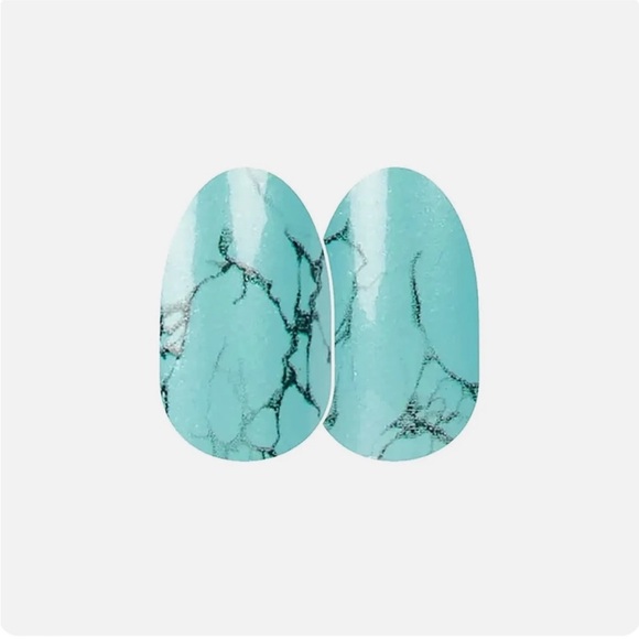 *Retired* Color Street: Mojave Turquoise | Southwestern Blue Stone Marble Frost - Picture 15 of 16